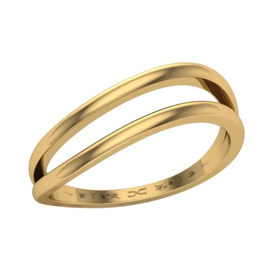 simple gold ring