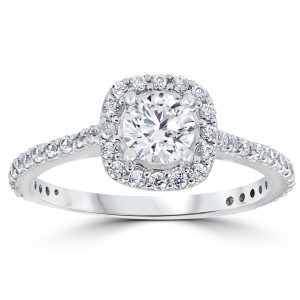 Cushion Cut Engagement Ring