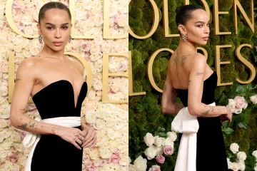 Zoe Kravitz at golden globe 2025