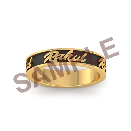 Nidhi Name Gold Ring 