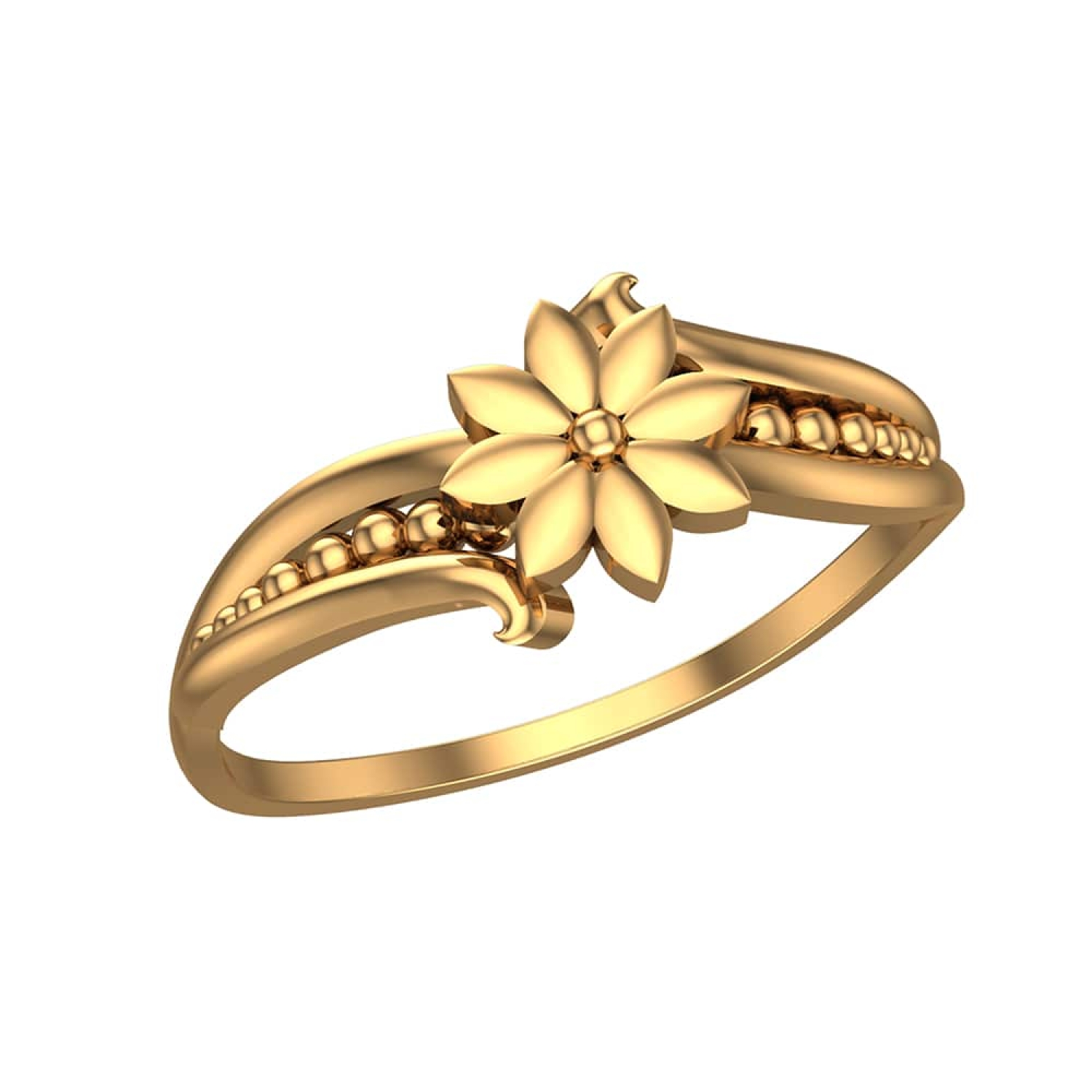 Anya Gold Rings for daily uses | Dishis Designer Jewellery