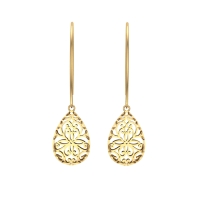 Madhvi Gold Earrings Design for daily use 