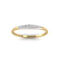 Sawariya Band Gold Diamond Ring 