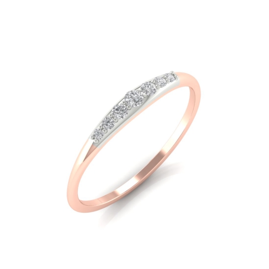 Sawariya Band Gold Diamond Ring 