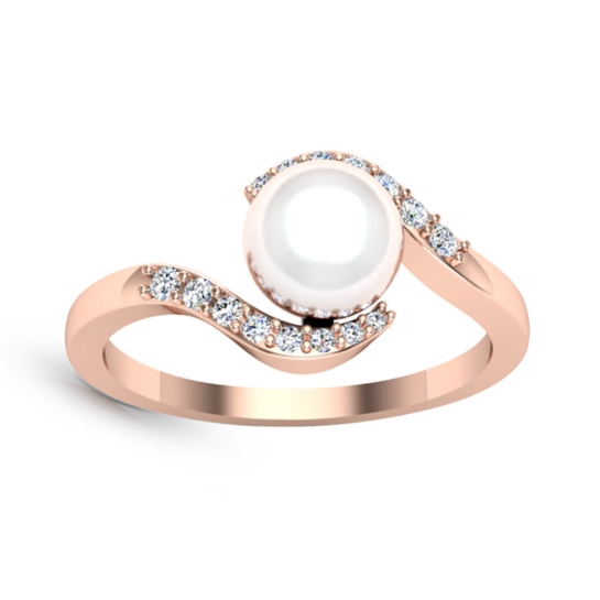 Gorgeous 14K Rose Gold 1.0 Ct Heart Black Diamond Pink Sapphire Modern Wedding  Ring Engagement Ring for Women R663-14KRGPSBD | Caravaggio Jewelry