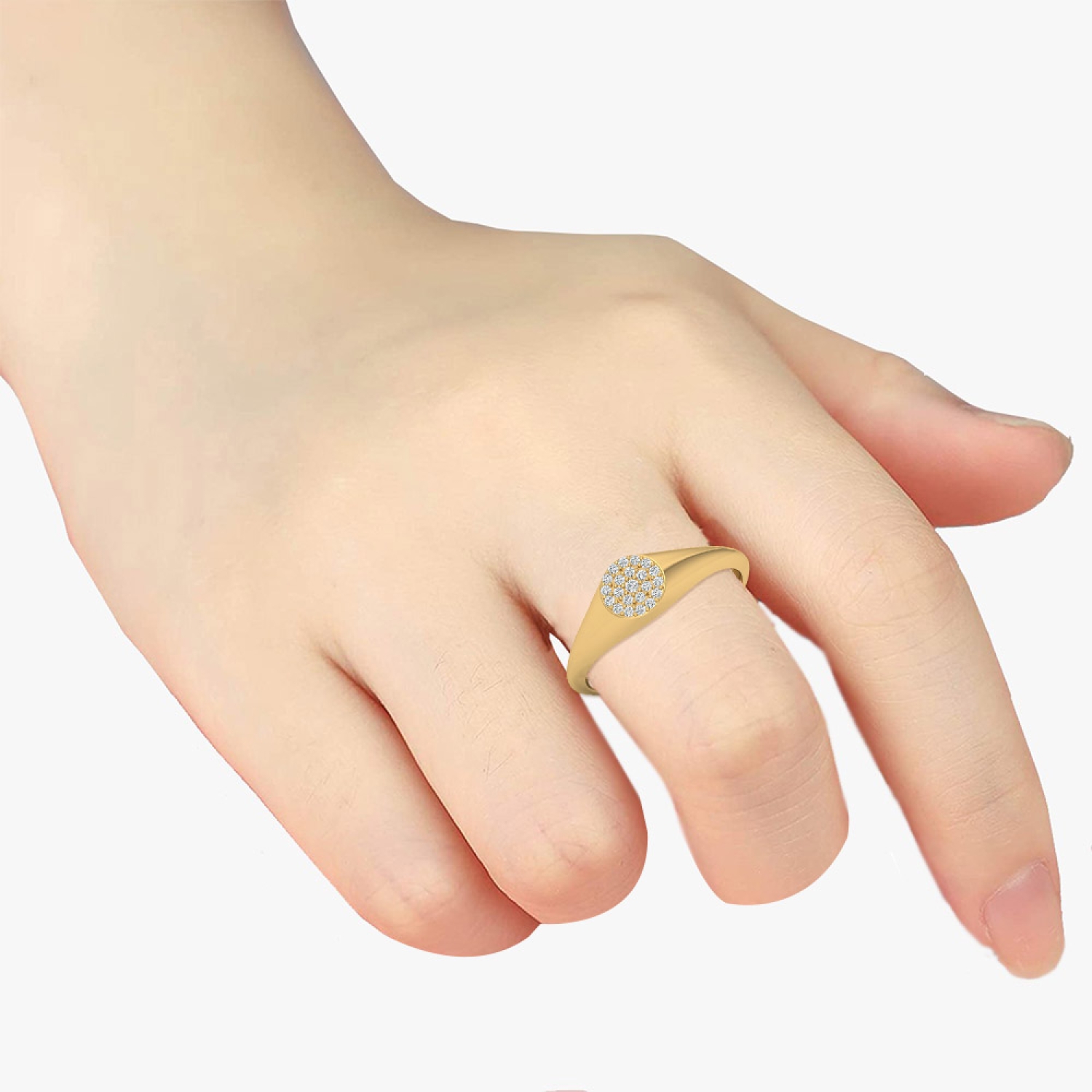 Double Band Hidden Halo Radiant Cut Moissanite Engagement Ring For Women |  eBay