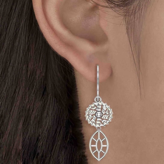 Sohi Rose Gold Drop Earrings