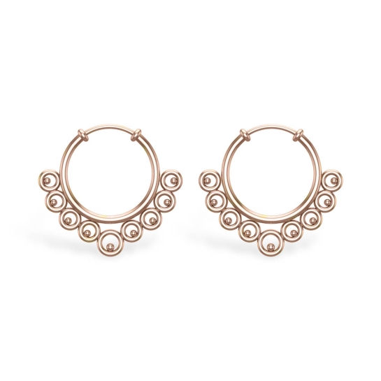 Amara White Gold Earrings