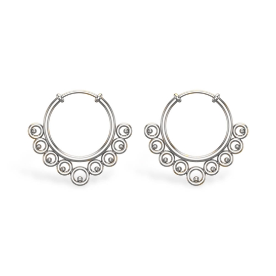 Amara White Gold Earrings