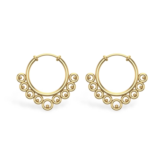 Amara White Gold Earrings