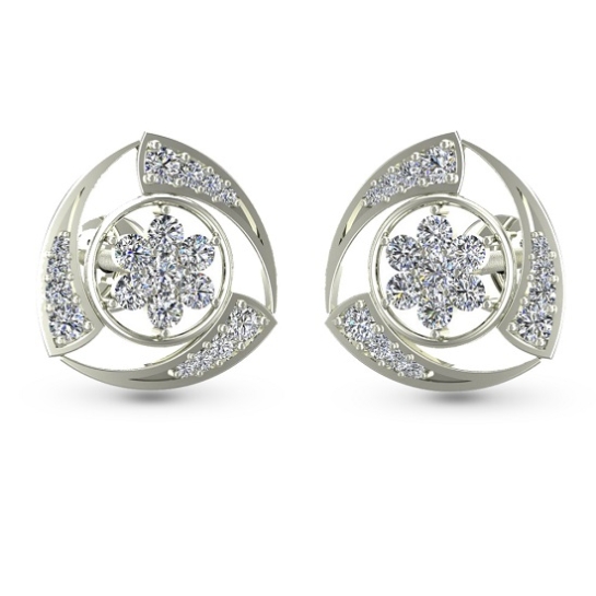 Nitya Diamond Stud Earrings