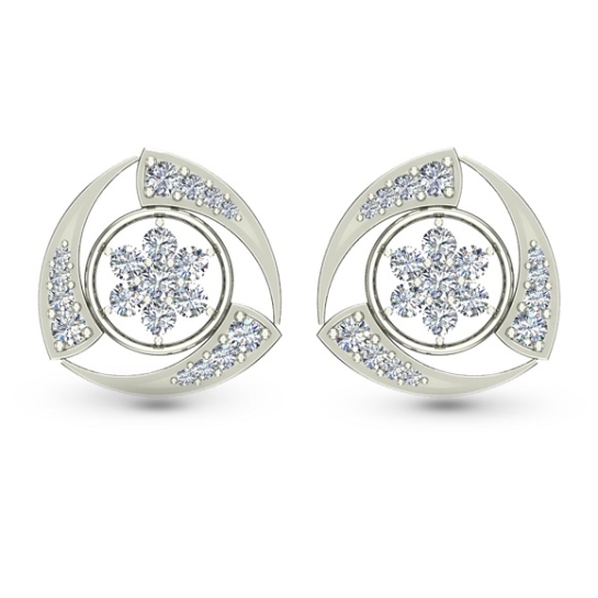 Nitya Diamond Stud Earrings