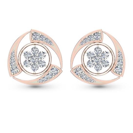 Nitya Diamond Stud Earrings