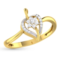 Alka Diamond Ring Online Jewellery Shopping India | Dishis Designer ...