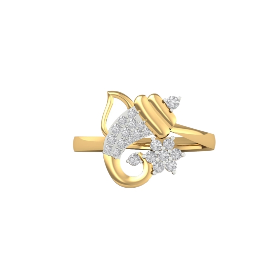 Ganesh Diamond Ring