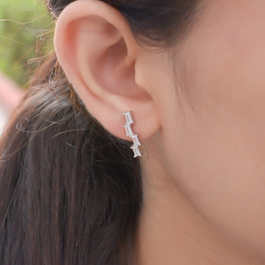925 Sterling Silver Raha Studs earrings