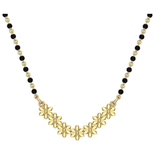 Italia Mangalsutra Designs in Gold