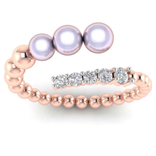 Indrani Pearl Yellow Gold Ring