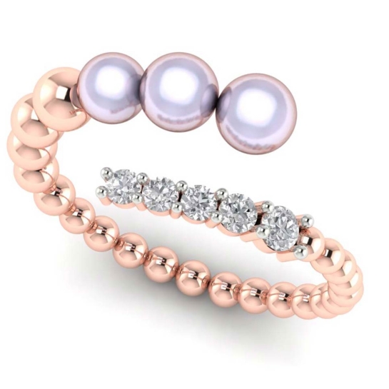 Indrani Pearl Yellow Gold Ring