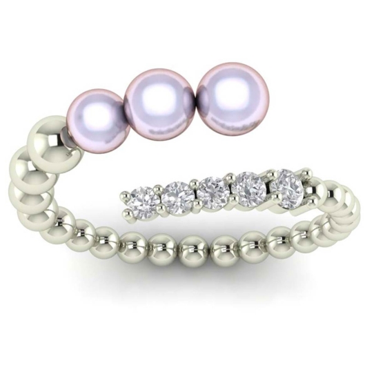 Indrani Pearl Yellow Gold Ring