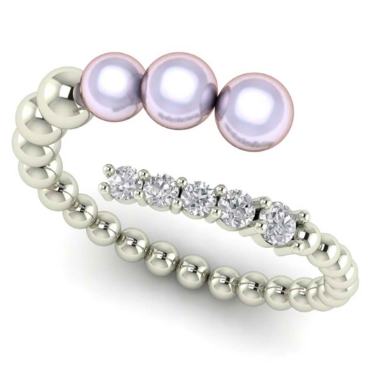 Indrani Pearl Yellow Gold Ring