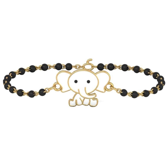 Gold Elephant Bracelet 