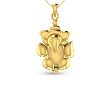 Ganesh Gold Pendant …