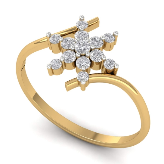 Avika Gold and Diamond Ring