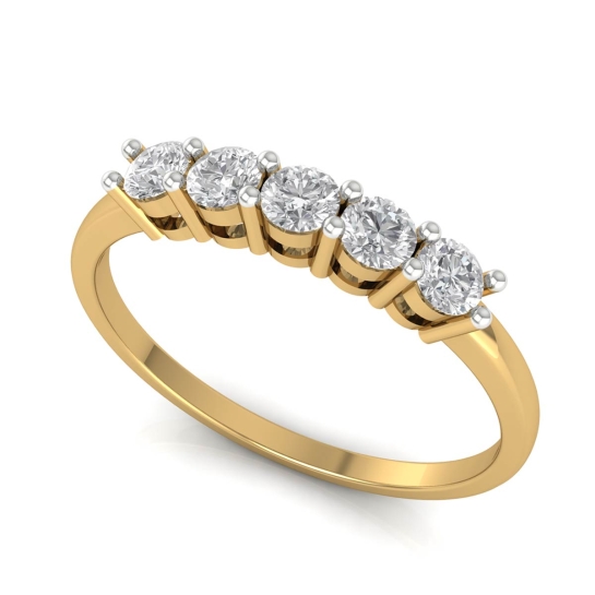 Krita Gold and Diamond Ring