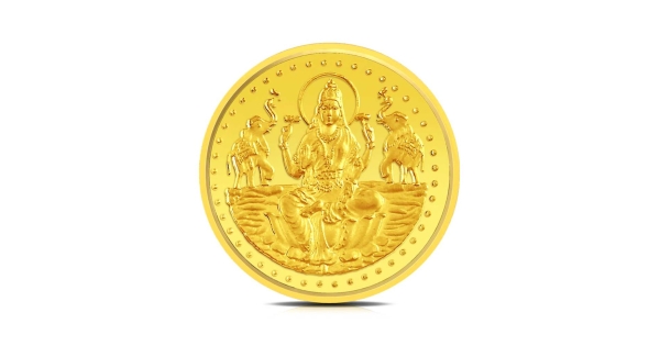 10 Gram Shree Laxmi Gold Coin Online Jewellery Shopping India