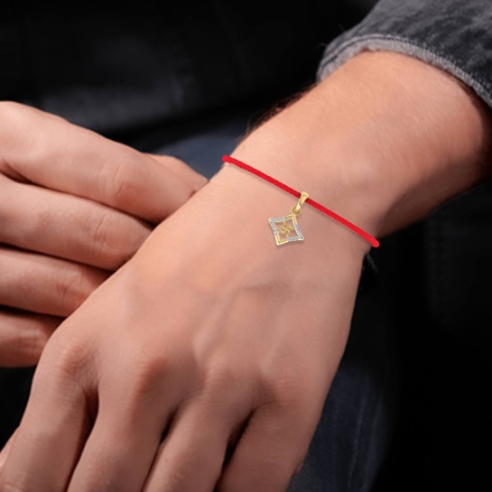 Hena Bracelet Diamond Rakhi