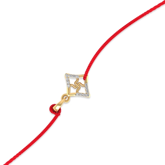 Hena Bracelet Diamond Rakhi