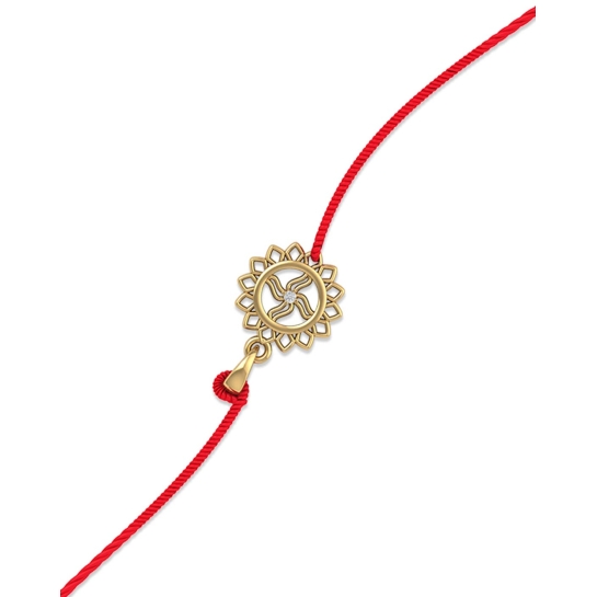 Hena Pendant Diamond Rakhi