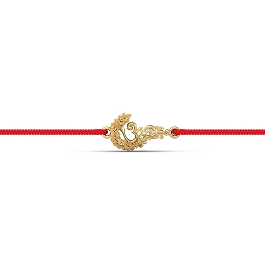 OM Gold Bracelet Rakhi