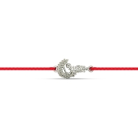 OM Silver Bracelet Rakhi