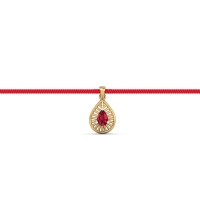 Kavita Gold Pendant Rakhi