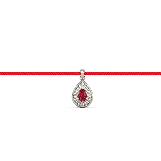 Kavita Silver Pendant Rakhi