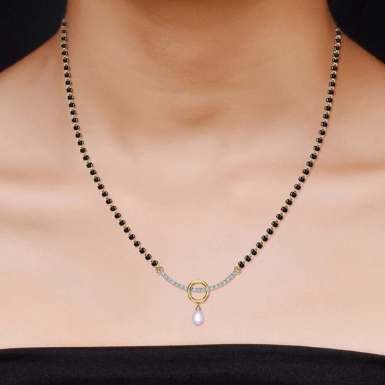 Allice Diamond Mangalsutra 