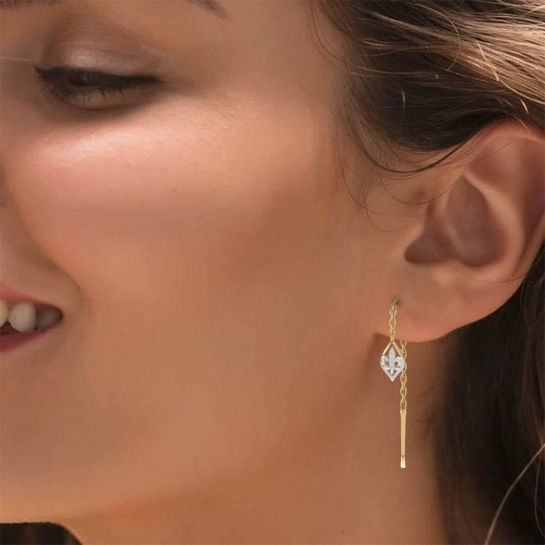 Aalia Sui Dhaga Diamond Earring