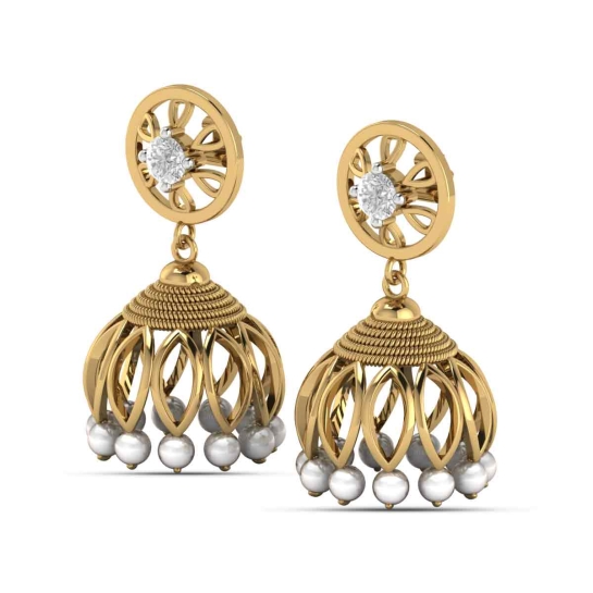 Kavita Gold Jhumka Earring