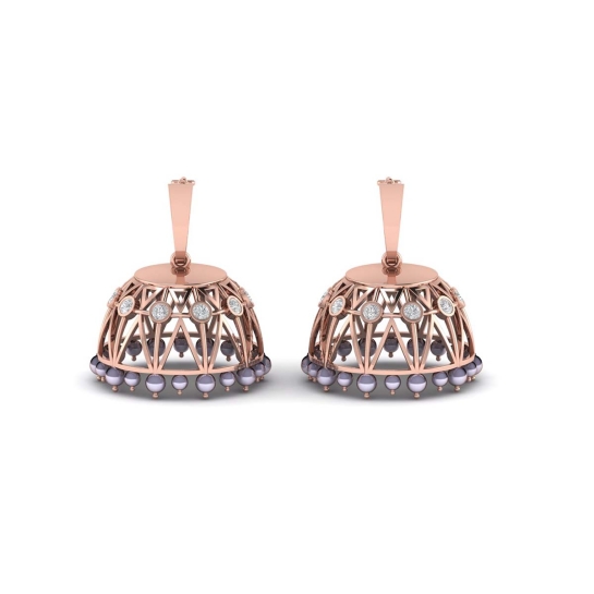 Mahi Diamond Jhumka Earring