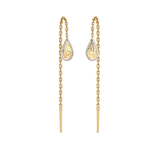 Sophia Sui Dhaga Diamond Earring