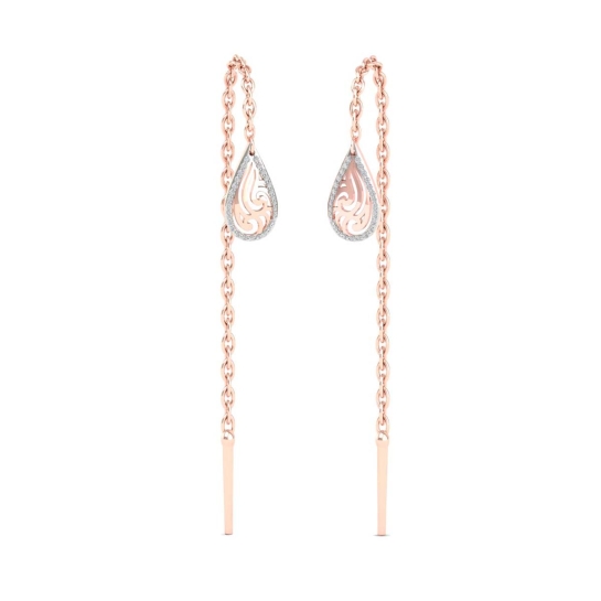 Sophia Sui Dhaga Diamond Earring