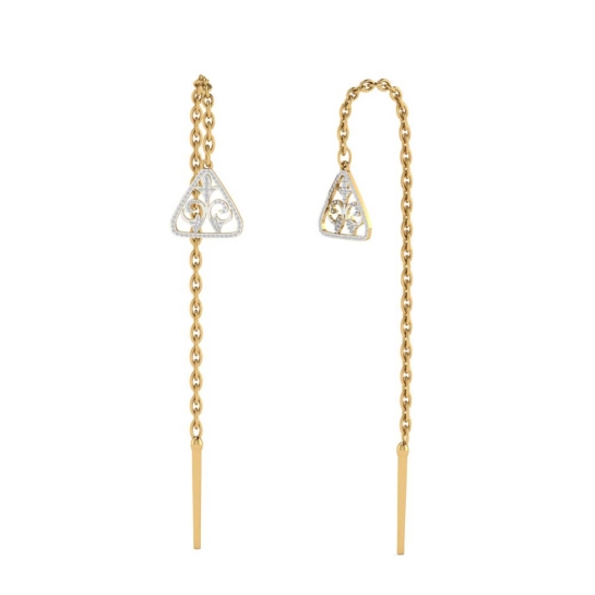 Emma Sui Dhaga Diamond Earring