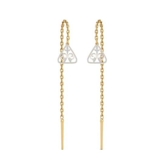 Emma Sui Dhaga Diamond Earring