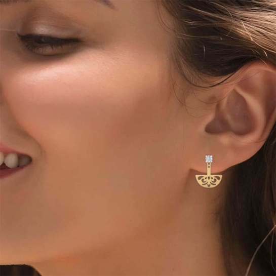 Shenu Gold Earring