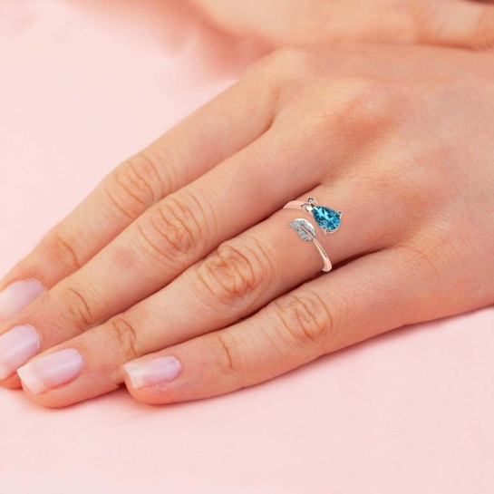 Aiyla Stone And Diamond Ring