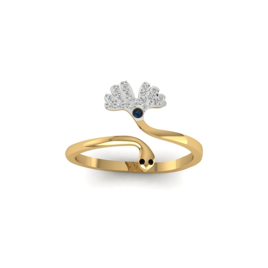 Aiza Stone And Diamond Ring