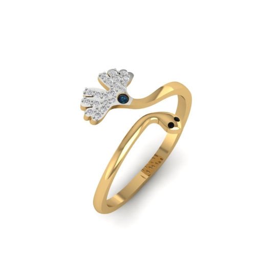 Aiza Stone And Diamond Ring