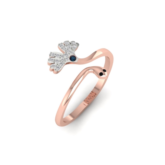 Aiza Stone And Diamond Ring